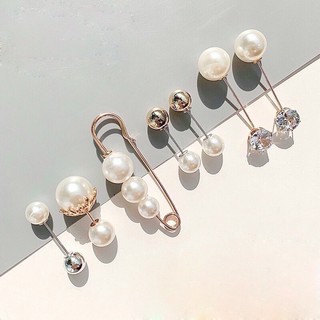Set cài áo ngọc trai nhân tạo 7 món hqc