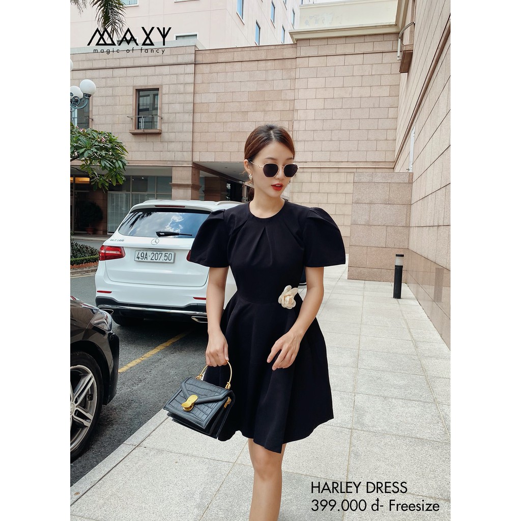 ĐẦM - HARLEY DRESS - Đầm xòe ( Hoa gài bán riêng )