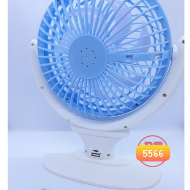Quạt Sạc Tích Điện Để Bàn JR-5566