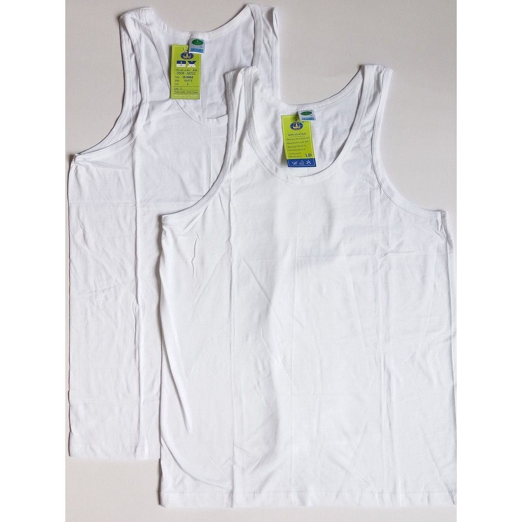 Combo 2 Áo ba lỗ nam, Áo lót nam cao cấp 100% cotton, dệt kim nguyên chiêc, hàng công ty VN