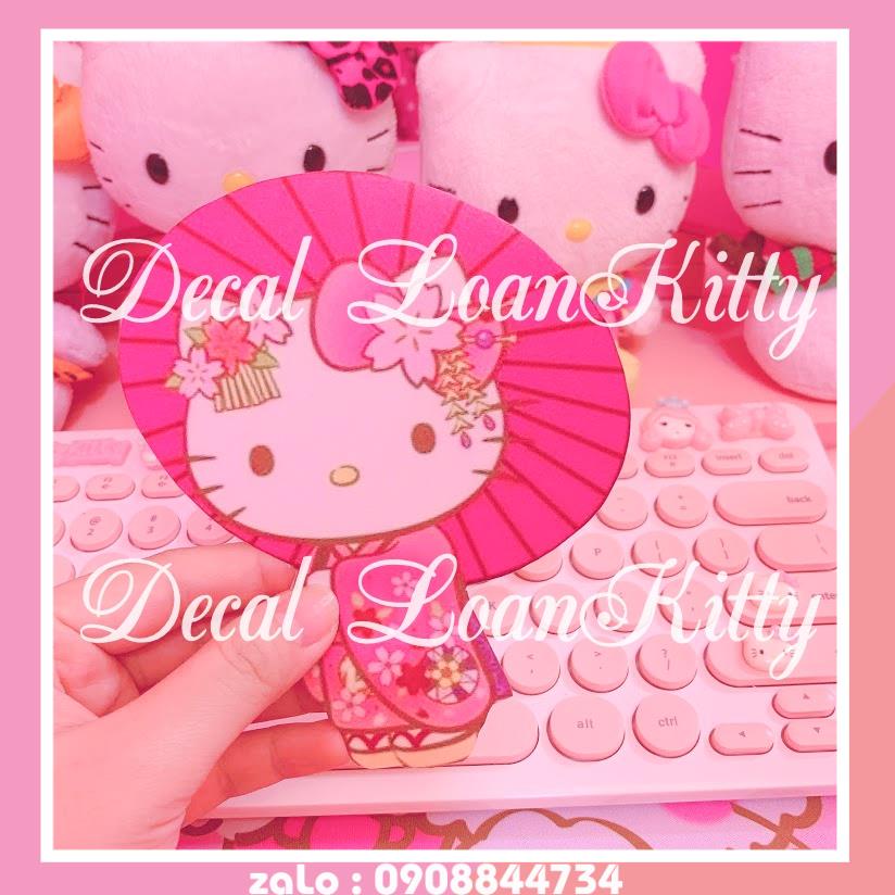 🌸LoanKitty🌸10hìnhHello kitty Decal dán tường, tranh dán tường, tranh trang trí decor phòng | BigBuy360 - bigbuy360.vn