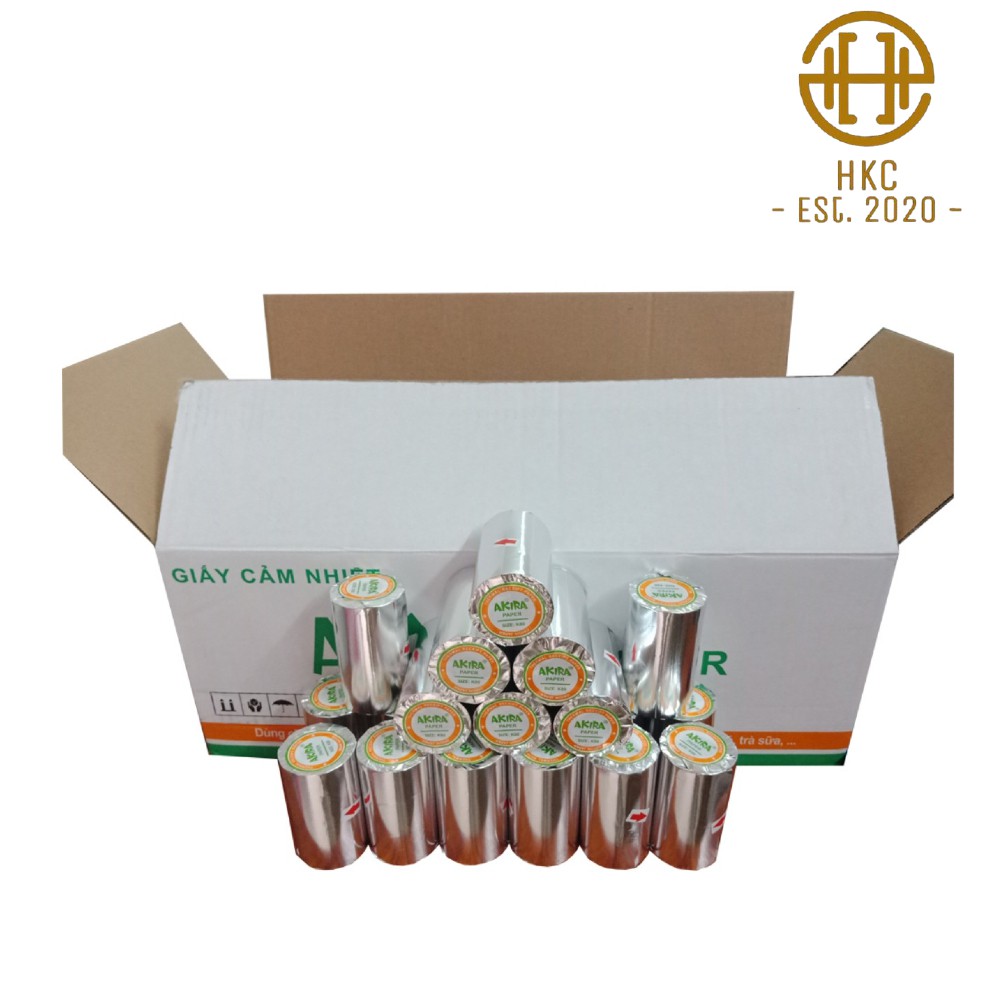 100 cuộn giấy in nhiệt K80 x45 AKIRA chính hãng