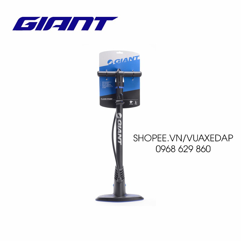 Bơm xe đạp Giant CMP 087 chính hãng bơm được tất cả các loại van xe đạp