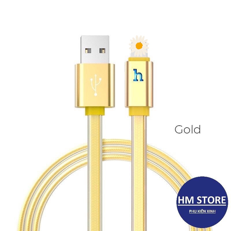 Dây cáp sạc nhanh Hoco dài 2m dành cho điện thoại phụ kiện tai nghe bluetooth cáp sạc pin sạc dự phòng
