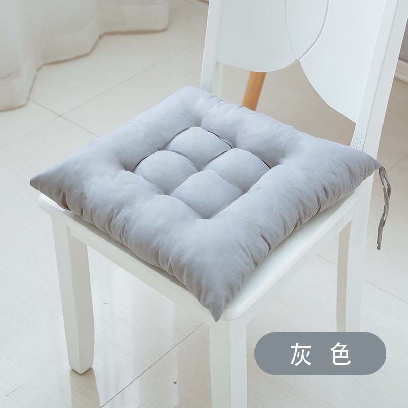 Đệm lót ghế ngồi hình vuông bằng cotton mềm dày dặn kích thước 40*40cm