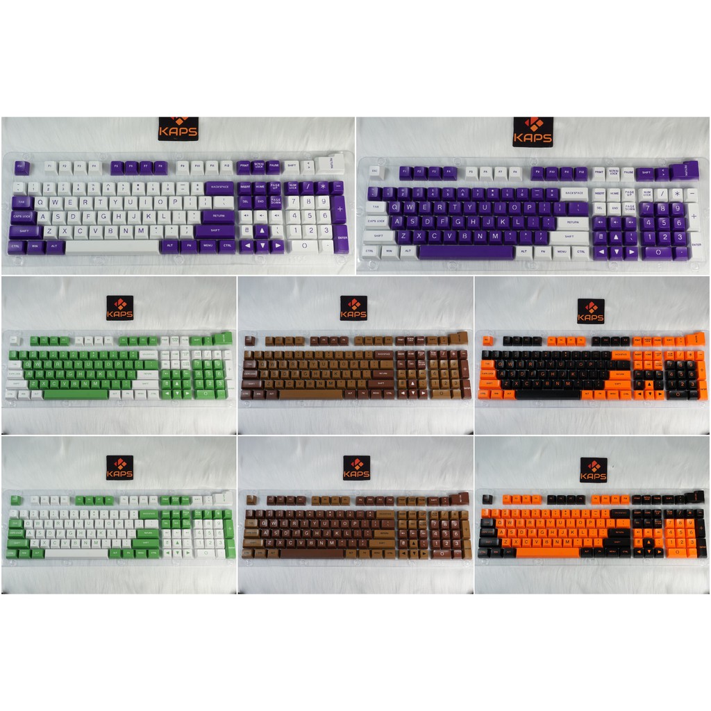 Keycap SA profile - ABS - Double-shot - 112 nút - 8 màu cho bàn phím cơ (Filco, Leopold, IKBC, Edra, keychron)