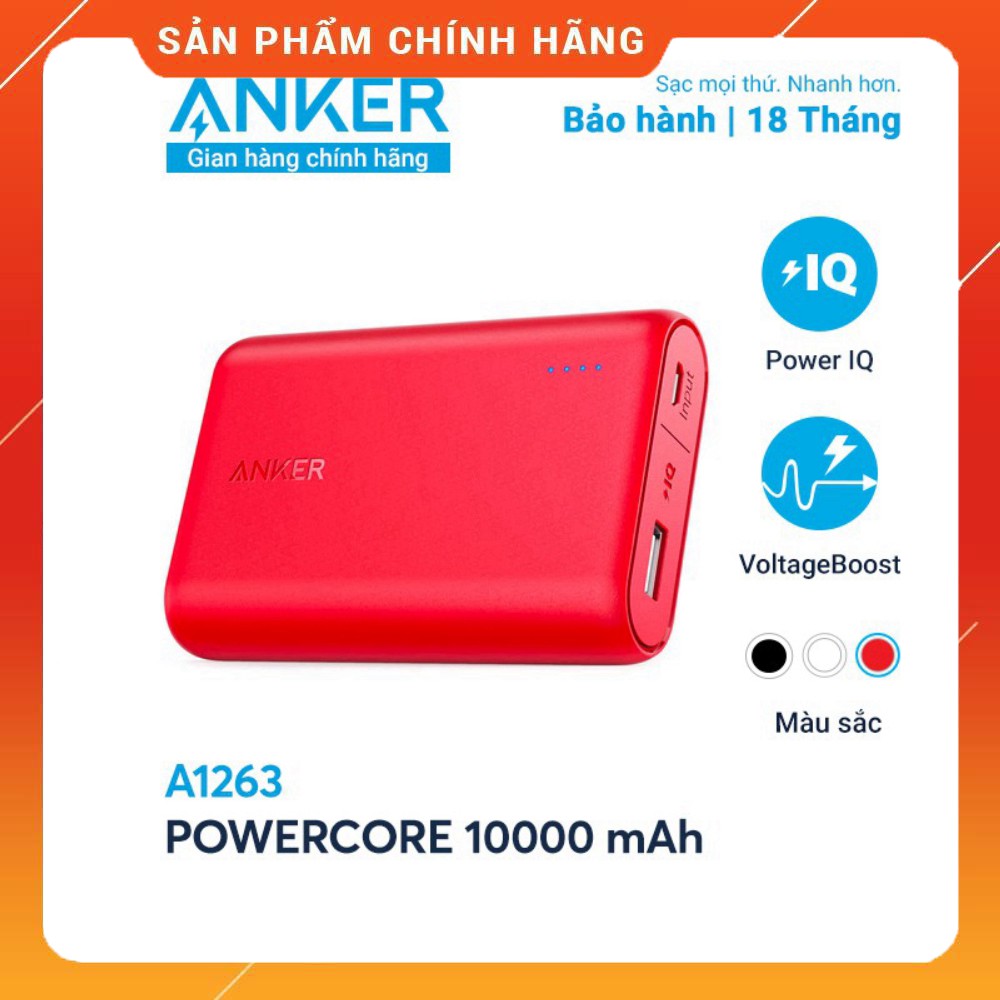 Pin sạc dự phòng ANKER PowerCore 10000mAh - A1263