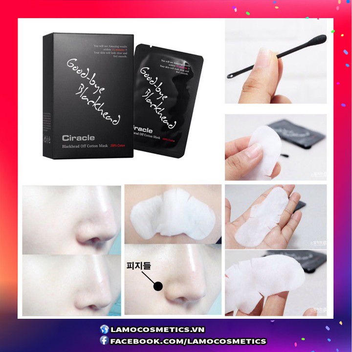 Lẻ Miếng Mặt Nạ Đẩy Mụn Đầu Đen Ciracle Goodbye Blackhead