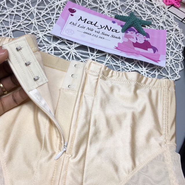 Quần lót gen nịt bụng lụa CẠP CAO nữ, có khoá kéo định hình và giảm mỡ vòng eo đủ size 42-65kg - 𝐆𝐁𝟎𝟐 | BigBuy360 - bigbuy360.vn