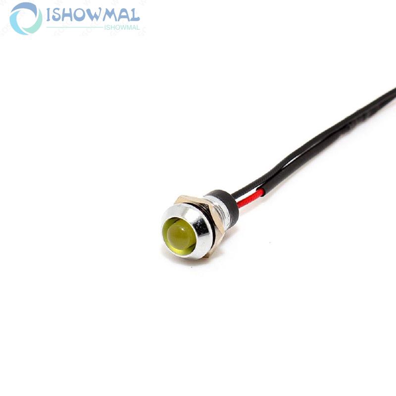 Set 5 bóng đèn báo 12V có dây với nhiều màu sắc và có giá đỡ kim loại | BigBuy360 - bigbuy360.vn