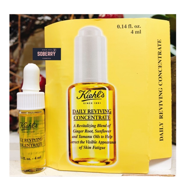 Tinh chất dưỡng da ban ngày Kiehl's Daily Reviving Oil Concentrate Minisize 4ml | BigBuy360 - bigbuy360.vn