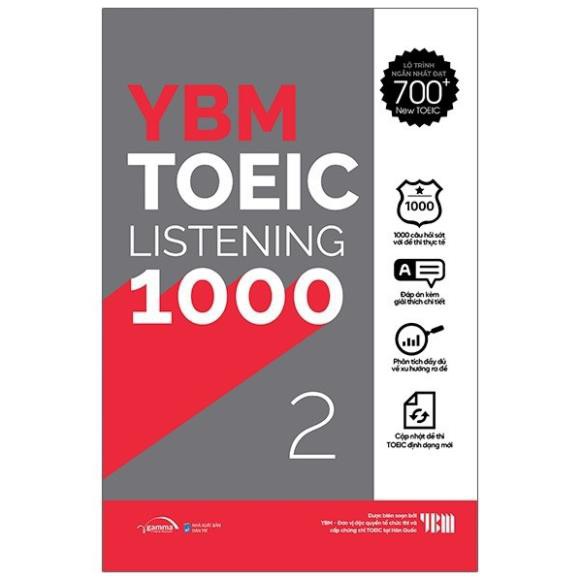 Sách - YBM Actual Toeic Tests LC 1000 - Vol 2 [AlphaBooks]