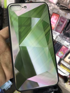 Ốp iphoneX,7plus,8plus gương 3D chéo