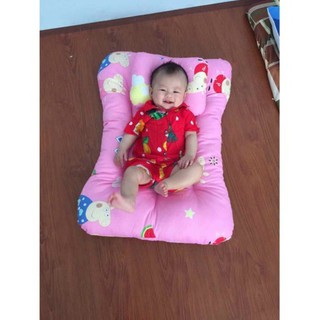 Bộ Nệm Gối Dành Cho Bé Sơ Sinh (từ 0 - 6 tháng tuổi)  - Siêu Mềm, Mịn, Êm : Giao Hình Ngẫu Nhiên