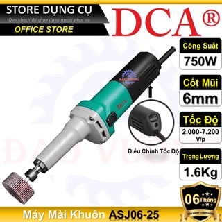 750w máy mài khuôn 6mm dca asj06-25, máy mài điêu khắc mỹ nghệ, máy làm lũa cây, cốt máy 6ly tốc độ 7.200 v/p