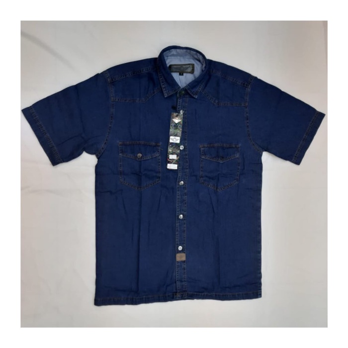 LEVIS Áo sơ mi denim ngắn tay thời trang dành cho nam | Nam giới | Áo sơ mi Denim Size lớn cho nam