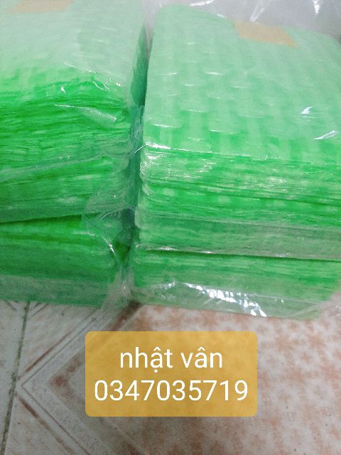 500g bánh tráng mỏng vị lá dứa hình chữ nhật