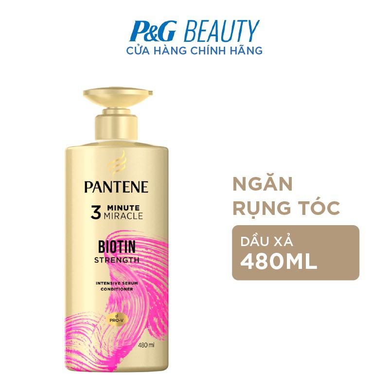 [HB gift] Dầu Xả PANTENE 3MM 3 Phút Diệu Kỳ 480ml - giao ngẫu nhiên