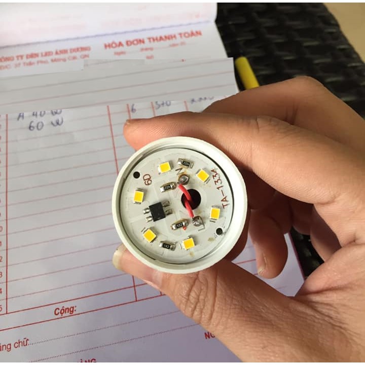 [LOẠI TỐT 13 MẮT LED] đèn led bóng tròn, bóng đèn led 3w, đèn vàng bóng tròn | BigBuy360 - bigbuy360.vn