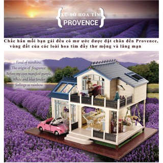 Mô hình DIY biệt thự tím thơ mộng