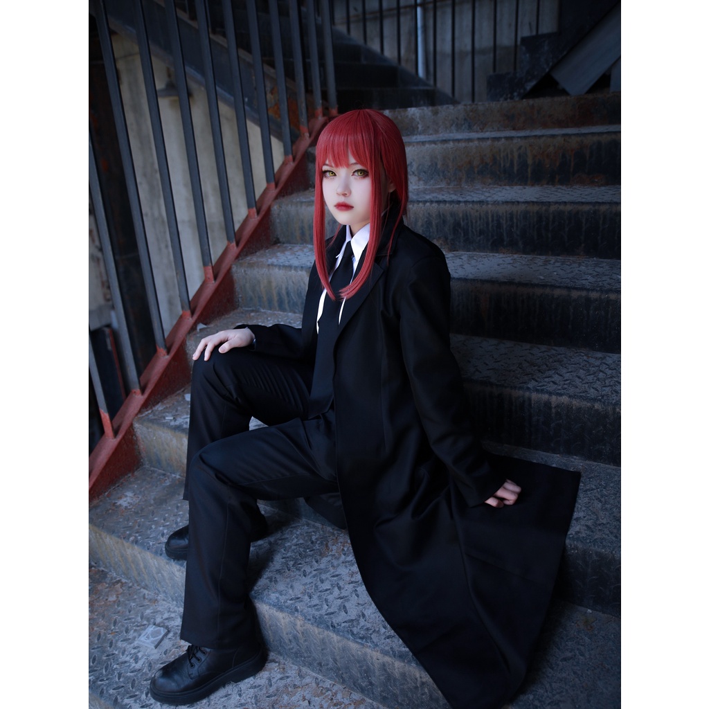 [Có sẵn - order] Trang phục đồ hóa trang cosplay Makima Chainsaw Man áo vest dài | BigBuy360 - bigbuy360.vn