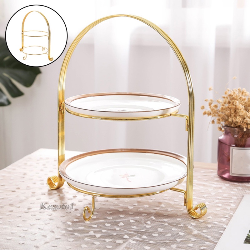 Khay đựng trái cây/ bánh kẹo/ trang sức 2 tầng tiện dụng