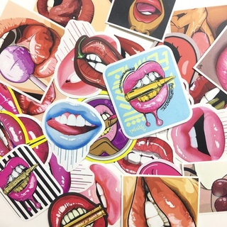 Sticker môi xinh dán trang trí planer, scrapbook,....size nhỏ 3-5cm