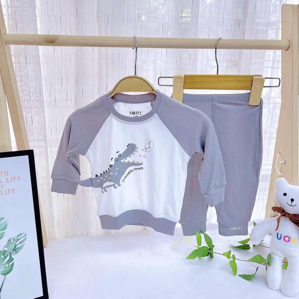 Bộ dài tay 3D Modal Organic Hrnee