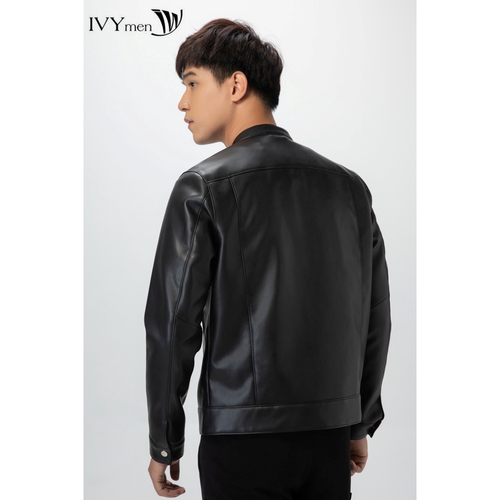 Áo khoác nam giả da cổ tàu IVY moda MS 70E1915