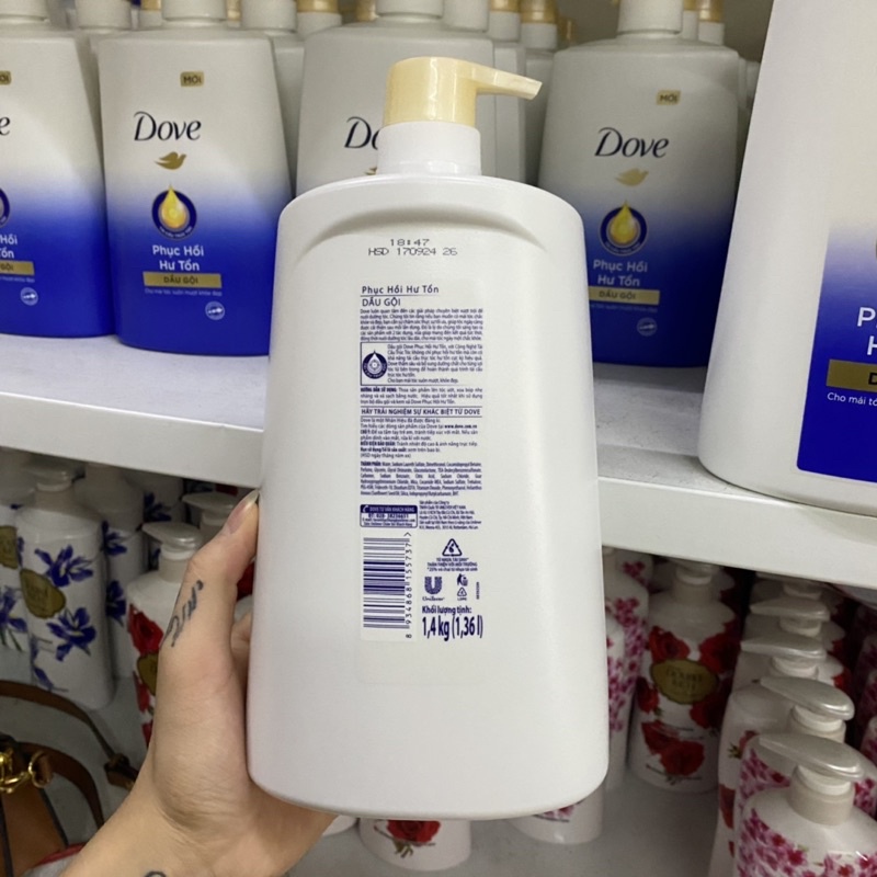 Dầu Gội Dove Phục Hồi Hư Tổn 1,4kg