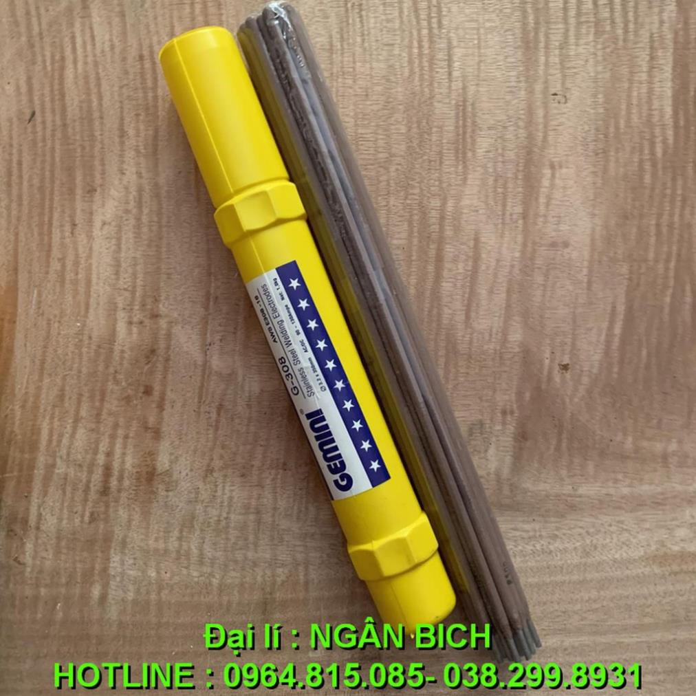 Que hàn inox Kim Tín Gemini hộp 1kg...