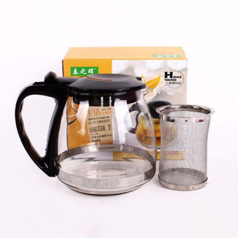 bình lọc trà thủy tinh 700ml