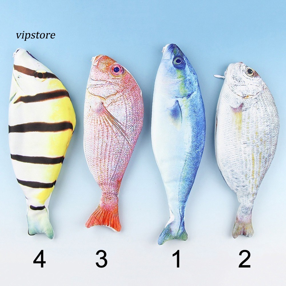 Bóp viết hình cá sáng tạo