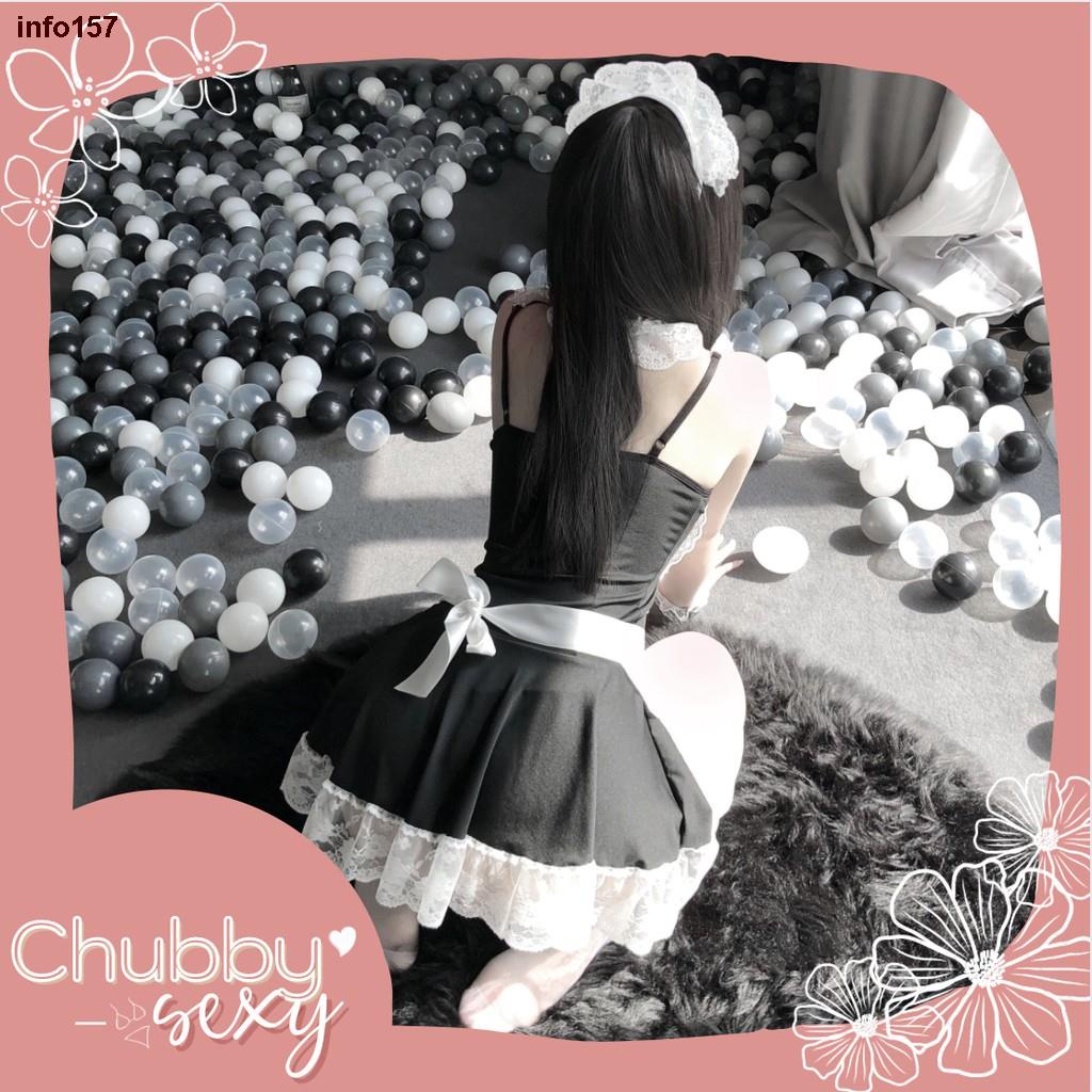 ▲info157Cosplay Hầu Gái Nhật Bản Sexy - Bộ Đồ Ngủ Cô Giúp Việc Quyến Rũ Gợi Cảm - Maid Cosplay Outfit - CPL01-Chubby.Sex | BigBuy360 - bigbuy360.vn