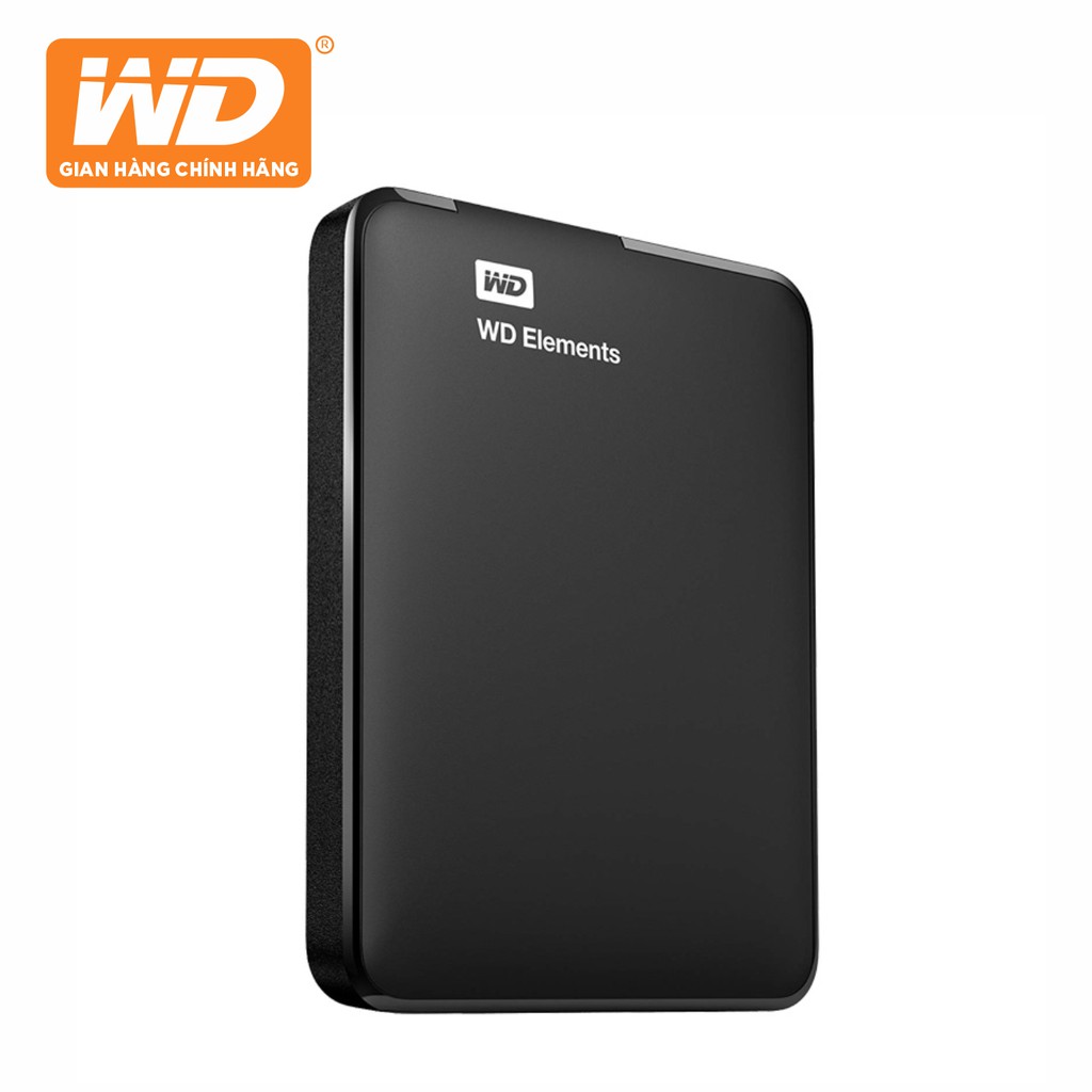 Ổ Cứng Di Động WD Elements Portable 750GB 2.5 USB 3.0 - WDBUZG7500ABK-WESN - Hàng Phân Phối Chính Hãng