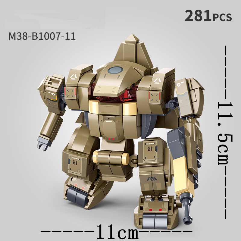 Bộ đồ chơi lắp ráp SLUBAN hình robot Mobile City Alpha Mecha cho bé