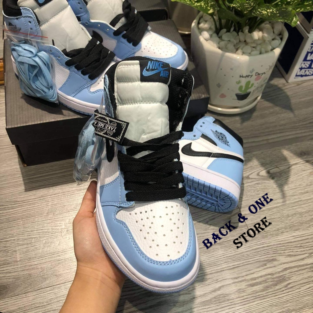 Giày Sneaker 🎀BẢN TRUNG🎀 Giày air 𝐉𝐎𝐑𝐃𝐀𝐍 𝐏𝐀𝐍𝐃𝐀, giày thể thao nam nữ cao cổ màu xanh cao cấp | BigBuy360 - bigbuy360.vn