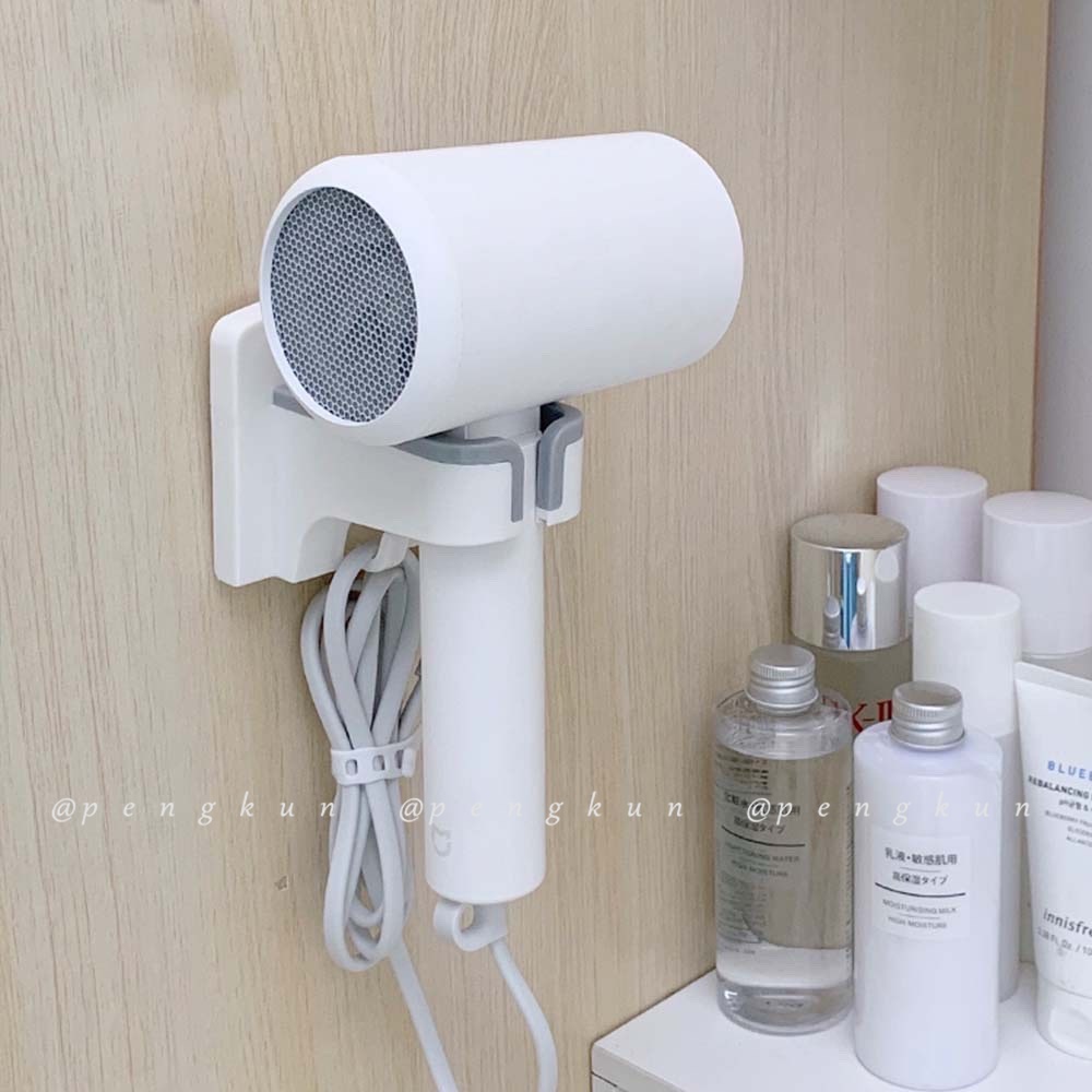 Giá Đỡ Máy Sấy Tóc Gắn Tường Thiết Kế Đơn Giản Tiện Dụng Cho Phòng Tắm