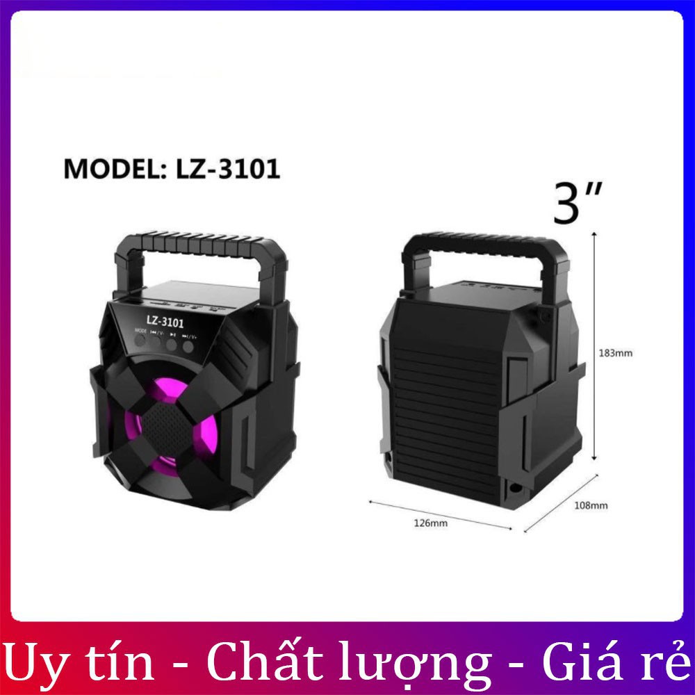 Loa Bluetooth Mini Xách Tay, Loa Vi Tính LZ-3103  Mẫu Mới Nhất Âm Thanh Khủng