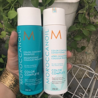 CẶP DẦU GỘI XẢ DƯỠNG MÀU TÓC NHUỘM MOROCCANOIL 250ml x 2