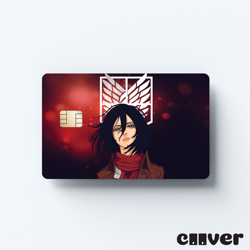 ATTACK ON TITAN2 - Miếng dán thẻ FREESHIP – Miếng dán thẻ ngân hàng/thẻ ATM, thẻ chung cư, thẻ thang máy, thẻ gửi xe,...