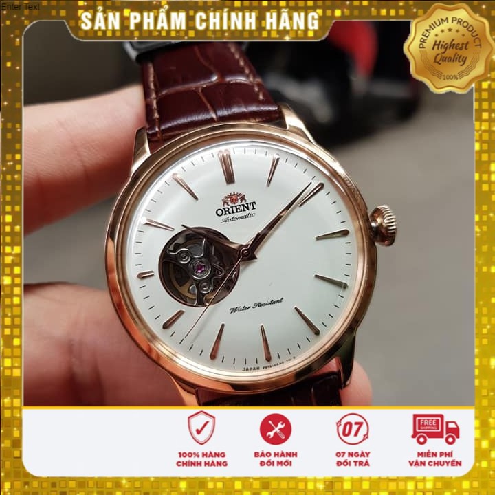 Đồng Hồ Nam  ️FREESHIP️ Giảm 99k khi nhập mã [TUYENTN] Mã Sản Phẩm Orient Bambino Open Heart 2018 RA-AG0001S00C