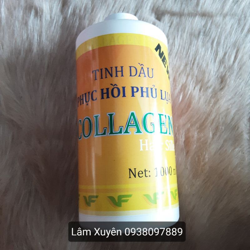 Tinh dầu phục hồi phủ lụa collagen 1000ml