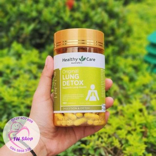 [MẪU MỚI + ĐỦ BILL] Viên Uống Thải Độc Phổi Lung Detox Healthy Care 180 viên
