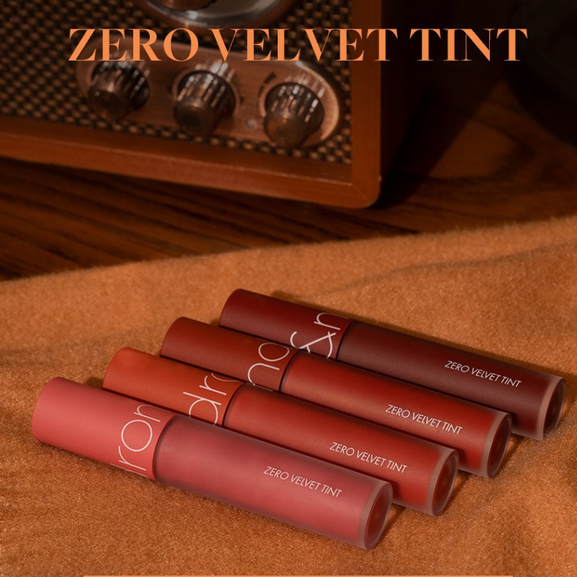 ( 4 Mầu Mới 18-21) Son kem lì Romand Zero Velvet Tint