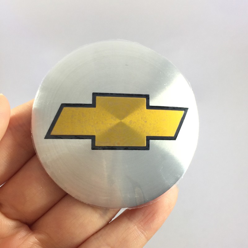 Set 4 ốp dán nắp trung tâm lốp bánh xe Chevrolet