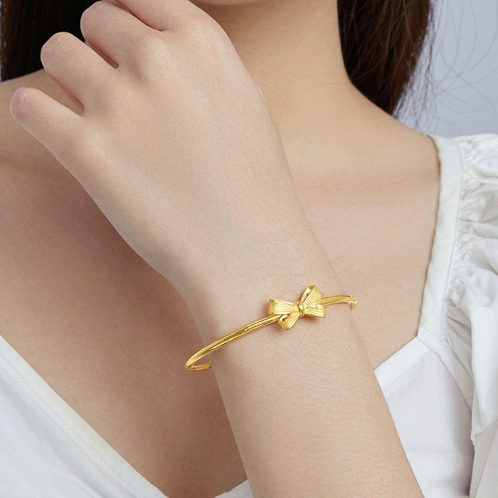 VANES1 Vòng Tay Thời Trang Phong Cách Retro Cát Tinh Tế Cho Nữ