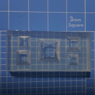 Khuôn silicon đúc hạt đá resin 3d KHC-02