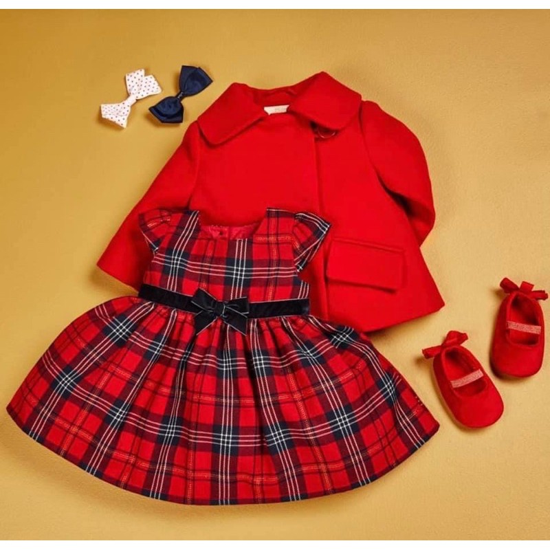 Váy kẻ caro Primark dư xịn