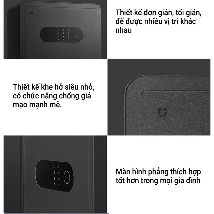 Két Sắt Vân Tay Mijia Thông Minh Có Báo Động .